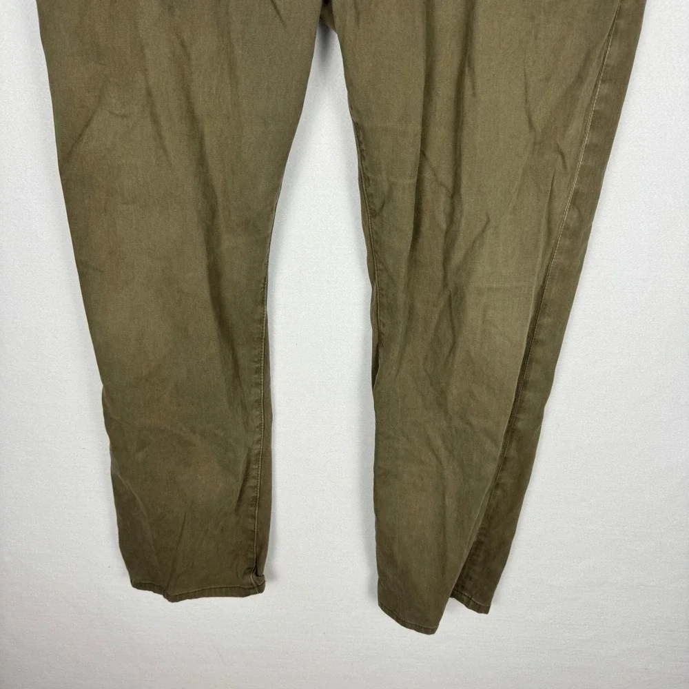 AG‎ Adriano Goldschmied The Graduate Tailored Leg Pants Mens 33x32 Army Green